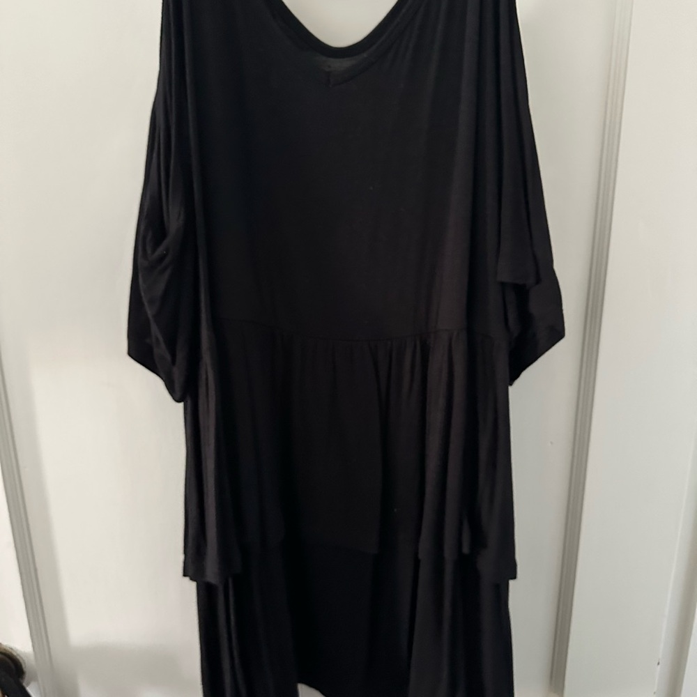 Torrid Black Tunic Top